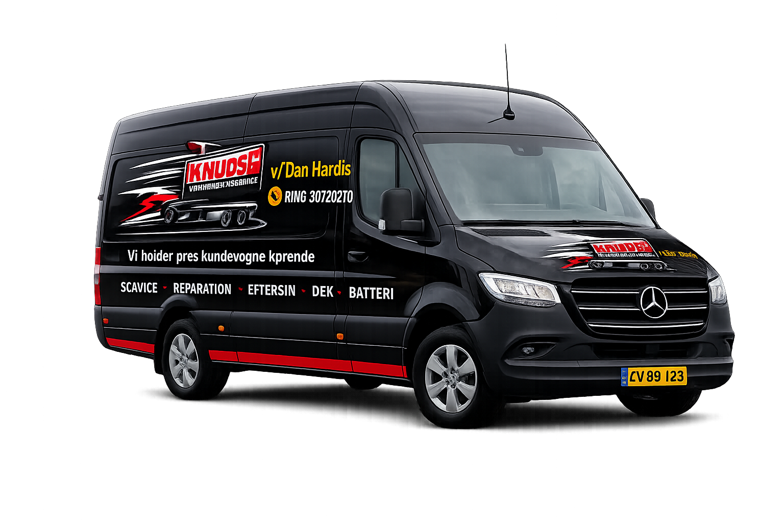 Knud's Kundevognsservice firmabil